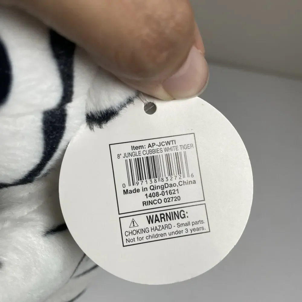 Adventure Planet Plush Jungle Cubbies White Tiger Baby 8